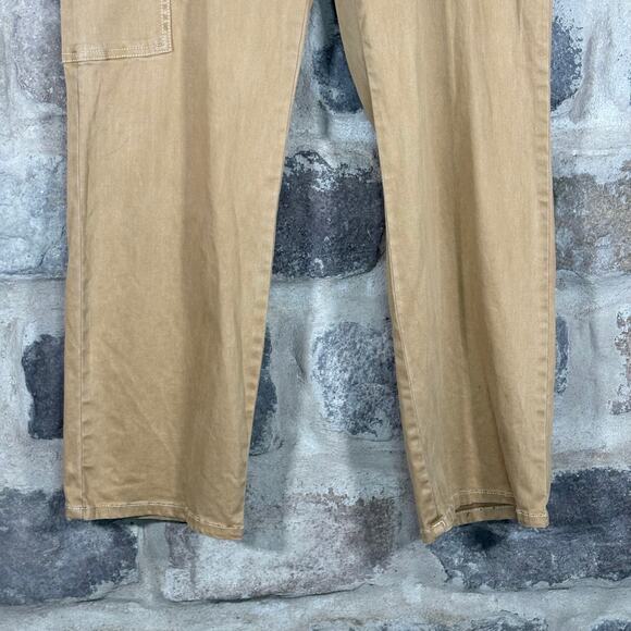 Joie Tan Tencel High Rise Straight Leg Cargo Pants 10 - Picture 3 of 14